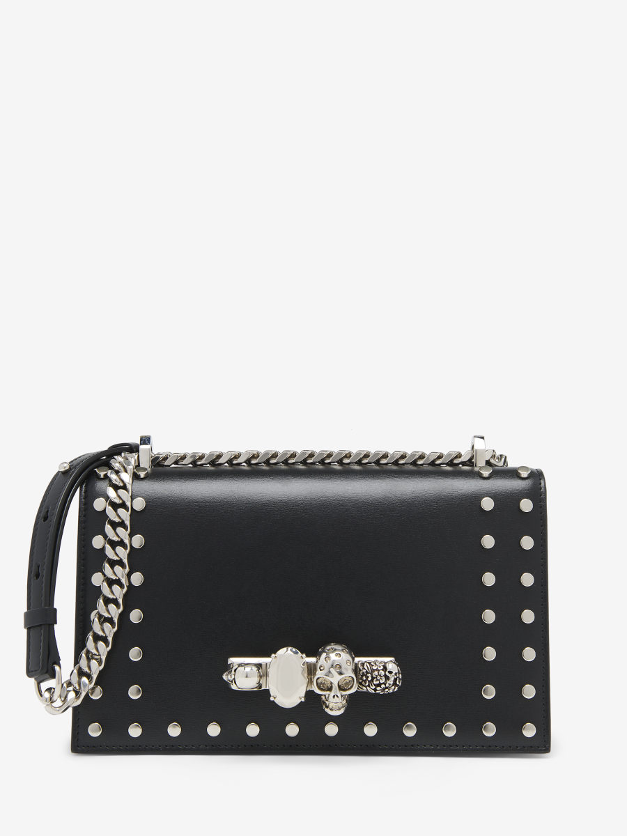 ALEXANDER MCQUEEN - Stud-embellished Jewelled Satchel - Item 55412814C281000